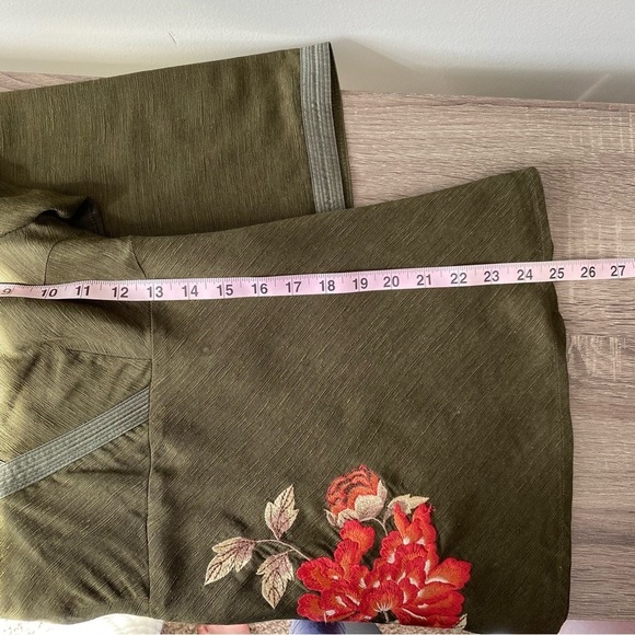 Vintage Carole Little Embroidered Silk Tunic Top - Picture 10 of 10